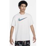 Weiße Nike Lebron LeBron James T-Shirts mit Basketball-Motiv für Herren Größe S 