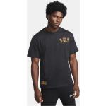 Schwarze Nike Lebron LeBron James T-Shirts mit Basketball-Motiv für Herren Größe XXL 