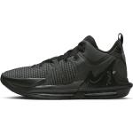Schwarze Nike Lebron 7 Basketballschuhe aus Mesh leicht für Herren Größe 41 
