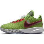 Grüne Nike Lebron LeBron James Basketballschuhe atmungsaktiv für Herren Größe 36 