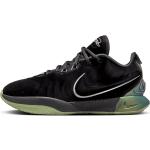 Schwarze Nike Lebron Basketballschuhe mit Perlen leicht für Herren Größe 42,5 