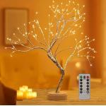LED Baum, weiß, Weidenoptik, warmweißes Licht, spritzwassergeschützt
