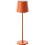 Reduzierte Orange Runde LED Tischleuchten & LED Tischlampen 