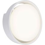 Weiße Moderne Briloner Runde Außenwandleuchten & Außenwandlampen aus Kunststoff 
