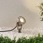 Reduzierte Graue Moderne Lindby LED Außenstrahler aus Edelstahl 