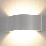 Reduzierte Weiße Moderne LED Wandlampen aus Aluminium 