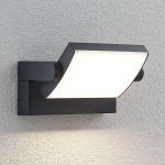 Schwarze Moderne LED Wandlampen aus Aluminium 