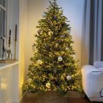 Schwarze Lichterketten Weihnachtsbaum & Weihnachtsbaumbeleuchtungen mit Timer 