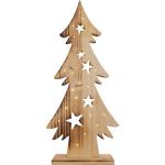 Reduzierte Rustikale Näve Lichterbäume Außen mit Weihnachts-Motiv aus Holz 