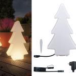 Weiße Paulmann Lichterbäume Außen mit Weihnachts-Motiv aus Kunststoff smart home 