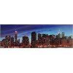 Bunte Mendler New York Nachhaltige Leinwandbilder mit New York Motiv 40x120 