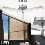 Silberne Moderne etc-shop LED-Deckenleuchten aus Chrom 