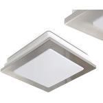 Silberne Moderne hofstein Quadratische LED-Deckenleuchten aus Kunststoff 
