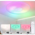 Weiße Dimmbare LED Deckenleuchten aus Metall Farbwechsel | RGB 