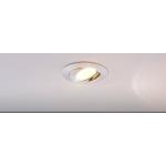 Reduzierte Silberne Moderne Lindby Runde LED Einbaustrahler aus Chrom 