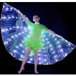 Umhang LED Flügel Bauchtanz Für Frauen Party Mit Teleskopstab