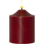 Rote Romantische 12 cm LED Kerzen mit beweglicher Flamme 