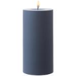 Pastellblaue Moderne 20 cm LED Kerzen mit Timer aus Kunststoff 