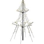LED Lichterbaum Außen LED Weihnachtsbaum Warmweiß Schnellmontage Timer Dimmbar : 135 cm - 240 LED Größe: 135 cm - 240 LED