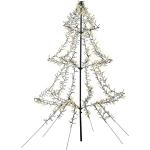 LED Lichterbaum Außen LED Weihnachtsbaum Warmweiß Schnellmontage Timer Dimmbar : 200 cm - 1200 LED Größe: 200 cm - 1200 LED