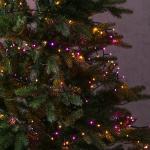 Pinke LED Lichterketten mit Weihnachts-Motiv mit Timer 