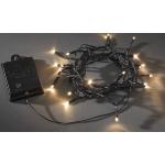 Konstsmide LED Lichterketten mit Weihnachts-Motiv aus Kunststoff mit Timer 