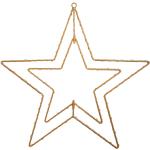 Reduzierte Goldene Sterne Näve LED Lichterketten aus Kunststoff 