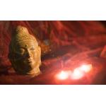 Reduzierte Weiße Asiatische Eglo LED Bilder & Leuchtbilder mit Buddha-Motiv 