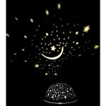 Schwarze Sterne Lumineo Projektionslampen & Projektionsleuchten mit Weihnachts-Motiv mit Timer 