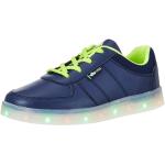Marineblaue LED Schuhe & Blink Schuhe für Herren 