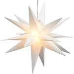 Weiße Sterne Cepewa Lichterketten Innen mit Weihnachts-Motiv mit Timer 