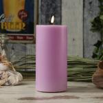 Reduzierte Lavendelfarbene 20 cm LED Kerzen 