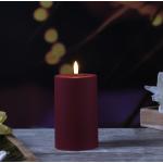 Reduzierte Bordeauxrote LED Kerzen aus Kunststoff 