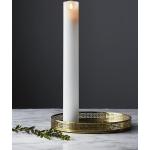 Reduzierte Weiße 40 cm LED Kerzen mit beweglicher Flamme 