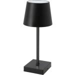 LED Tischleuchte warm weiß - schwarz / Batterie betrieben - Touch Leuchte Nachttischlampe Schreibtischlampe Deko Lampe