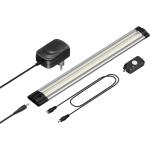 LED Unterbau-Leuchte Siris mit Netzteil, Bewegungsmelder, flach, 30cm, 368lm, warm-weiß