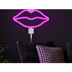 LED Wand Lampe Dekoration Neon Licht Schild Wohn Zimmer Party Beleuchtung USB Leuchte pink  