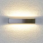 Reduzierte Graue Moderne Lindby LED Wandlampen aus Edelstahl 
