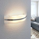 Reduzierte Weiße Moderne Lindby LED Wandleuchten aus Glas 