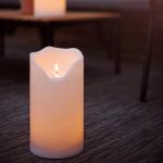 Romantische 30 cm LED Kerzen mit beweglicher Flamme aus Kunststoff 