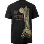 Schwarze Led Zeppelin Herrenbandshirts aus Baumwolle 