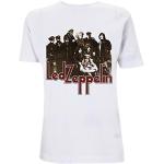 Weiße Kurzärmelige Led Zeppelin Herrenbandshirts Größe XL 