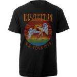 Schwarze Led Zeppelin Herrenbandshirts 