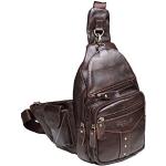Vintage Jagdtaschen mit Riemchen aus Rindsleder mit Außentaschen für Herren zum Vatertag 