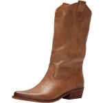 Hellbraune Felmini Cowboy-Boots & Cowboystiefeletten aus Leder Größe 39 