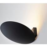 Schwarze Moderne Catellani & Smith Runde Außenwandleuchten & Außenwandlampen aus Aluminium 
