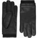 Schwarze COS Lederhandschuhe aus Leder für Herren Größe XL 