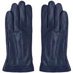 Lederhandschuhe J.JAYZ blau Damen Handschuhe Fingerhandschuhe