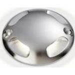 Silberne LEDS-C4 Außenwandleuchten & Außenwandlampen aus Edelstahl 