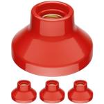 Rote Minimalistische Deckenstrahler & LED Deckenstrahler glänzend aus Porzellan E27 